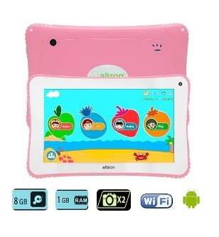 TABLET ALTRON PARA NIÑOS SO-706 KIDS 1GB / 8 GB  VERDE/ROSADO/CELESTE