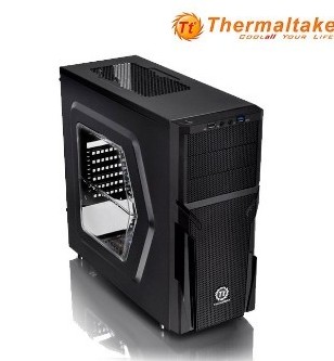 CASE THERMALTAKE VERSA H21 WINDOWS, MID TOWER, 600W, NEGRO.